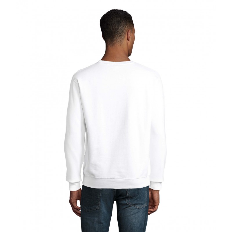 Sol's - Sweat-shirt unisexe col rond COLUMBIA - Blanc
