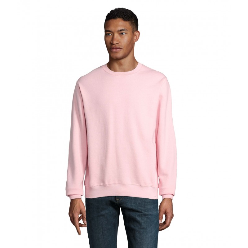 Sol's - Sweat-shirt unisexe col rond COLUMBIA - Rose Crémeux
