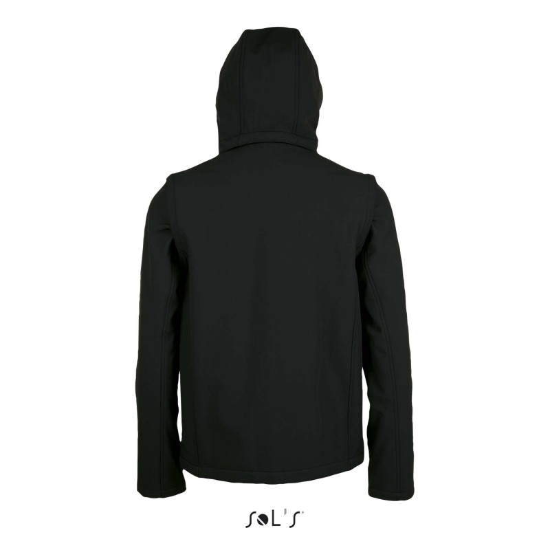 Sol's - Softshell capuche et manches amovibles TRANSFORMER - Noir