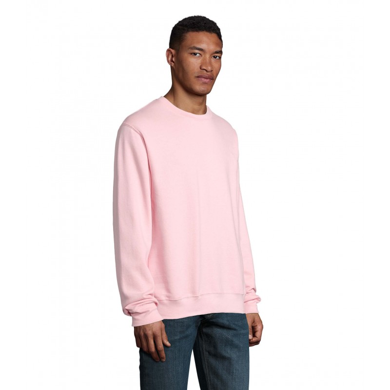 Sol's - Sweat-shirt unisexe col rond COLUMBIA - Rose Crémeux