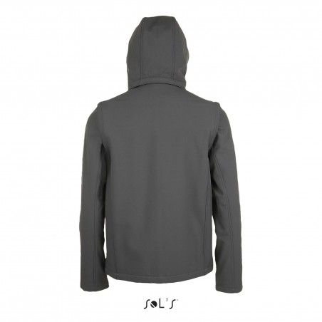 Sol's - Softshell capuche et manches amovibles TRANSFORMER - Anthracite