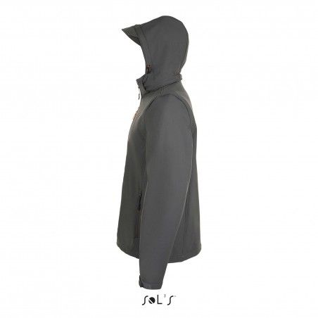 Sol's - Softshell capuche et manches amovibles TRANSFORMER - Anthracite