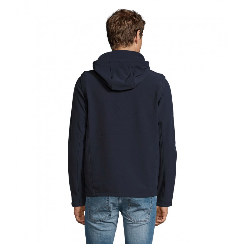 Sol's - Softshell capuche et manches amovibles TRANSFORMER - French Marine