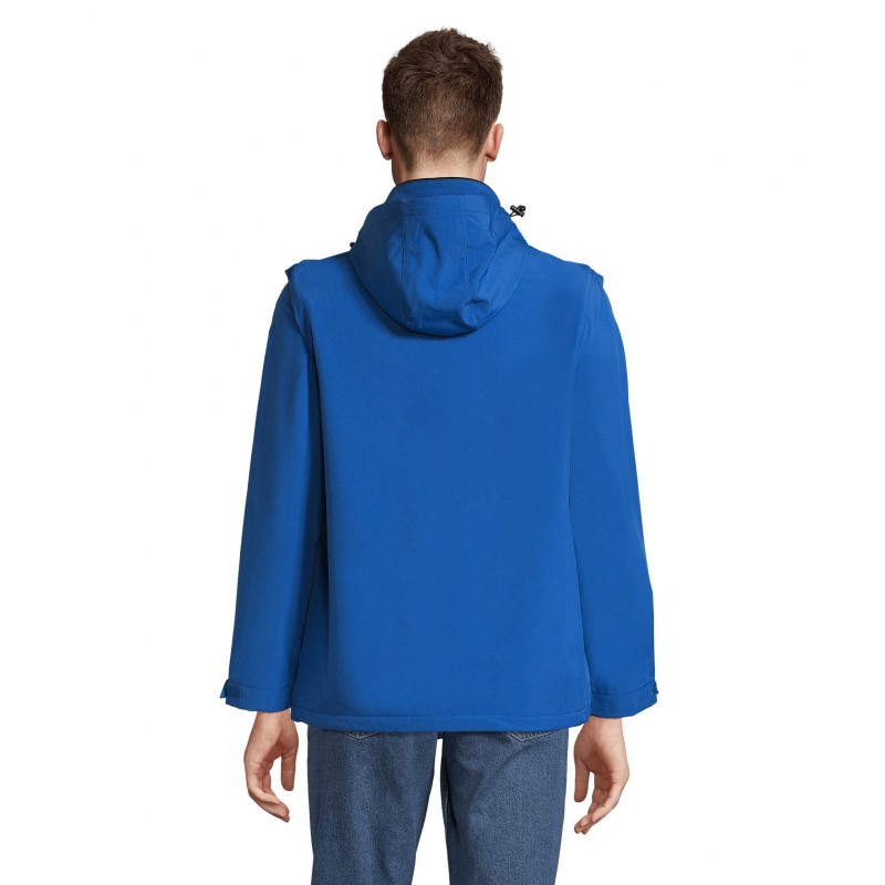 Sol's - Softshell capuche et manches amovibles TRANSFORMER - Royal