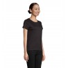 Sol's - Tee-shirt femme jersey col rond ajusté CRUSADER WOMEN - Noir Profond
