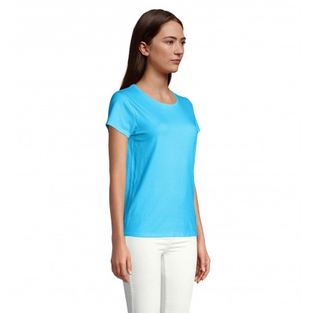 Sol's - Tee-shirt femme jersey col rond ajusté CRUSADER WOMEN - Aqua