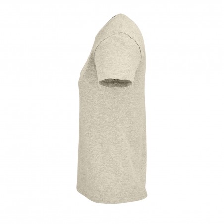 Sol's - Tee-shirt femme jersey col rond ajusté CRUSADER WOMEN - Beige Chiné