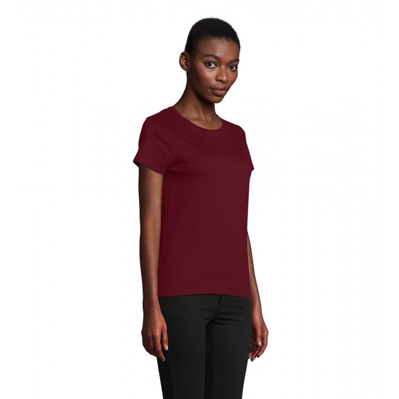 Sol's - Tee-shirt femme jersey col rond ajusté CRUSADER WOMEN - Bordeaux