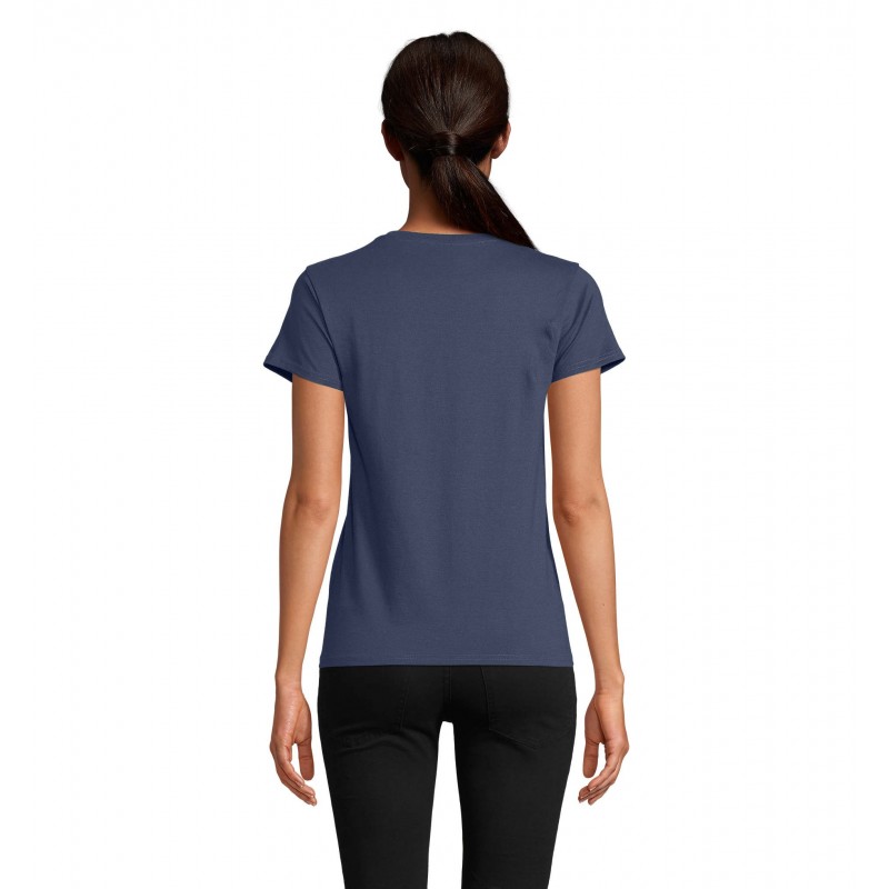 Sol's - Tee-shirt femme jersey col rond ajusté CRUSADER WOMEN - Denim