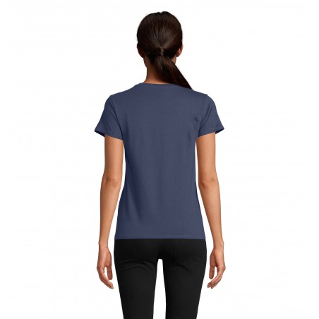 Sol's - Tee-shirt femme jersey col rond ajusté CRUSADER WOMEN - Denim