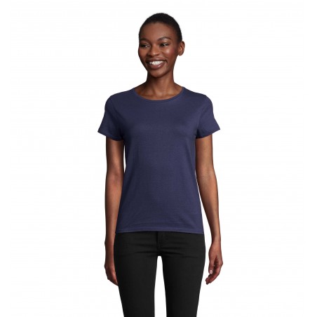 Sol's - Tee-shirt femme jersey col rond ajusté CRUSADER WOMEN - French Marine