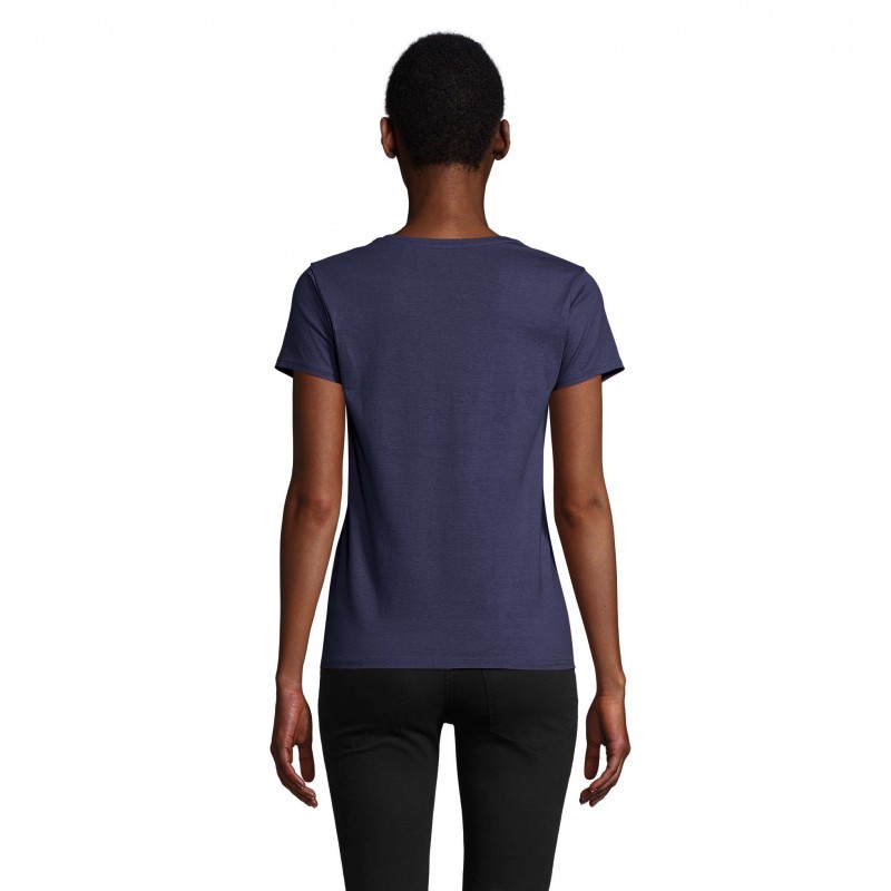 Sol's - Tee-shirt femme jersey col rond ajusté CRUSADER WOMEN - French Marine