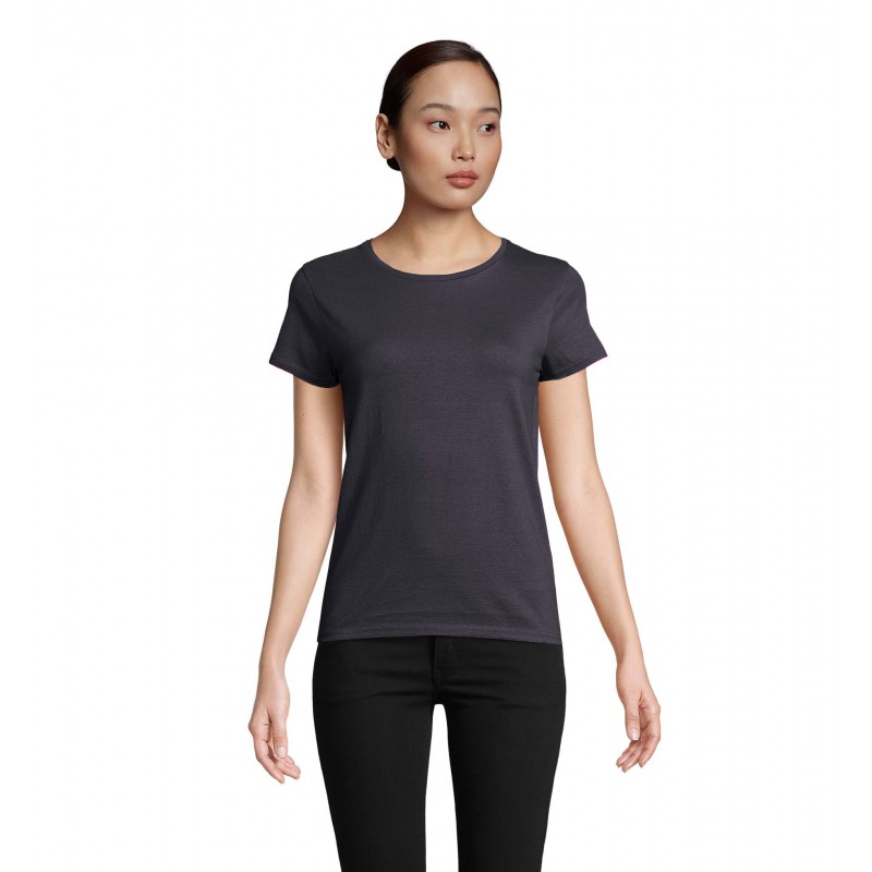 Sol's - Tee-shirt femme jersey col rond ajusté CRUSADER WOMEN - Gris Souris