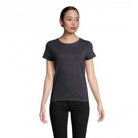 Sol's - Tee-shirt femme jersey col rond ajusté CRUSADER WOMEN - Gris Souris