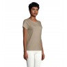 Sol's - Tee-shirt femme jersey col rond ajusté CRUSADER WOMEN - Kaki