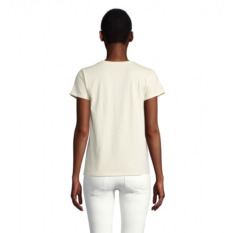 Sol's - Tee-shirt femme jersey col rond ajusté CRUSADER WOMEN - Naturel