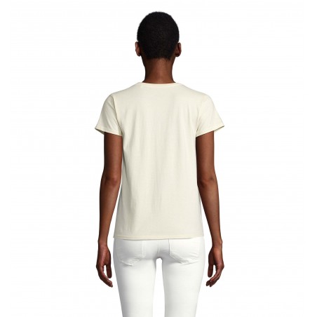Sol's - Tee-shirt femme jersey col rond ajusté CRUSADER WOMEN - Naturel