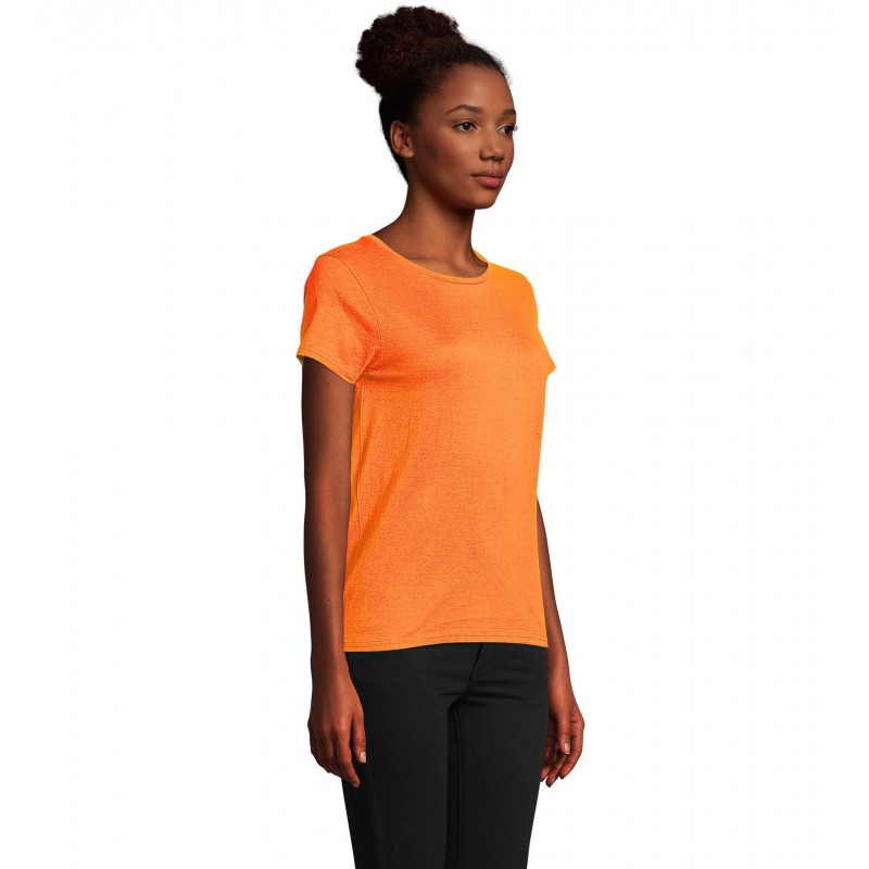 Sol's - Tee-shirt femme jersey col rond ajusté CRUSADER WOMEN - Orange