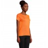 Sol's - Tee-shirt femme jersey col rond ajusté CRUSADER WOMEN - Orange
