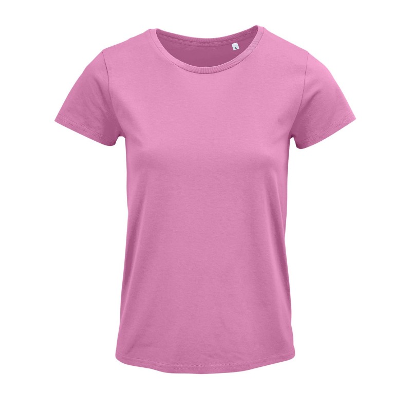 Sol's - Tee-shirt femme jersey col rond ajusté CRUSADER WOMEN - Rose Orchidée