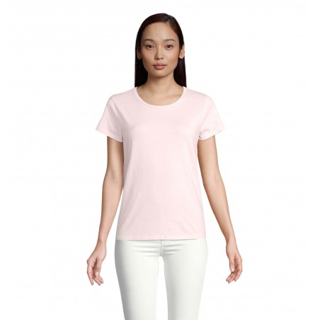 Sol's - Tee-shirt femme jersey col rond ajusté CRUSADER WOMEN - Rose Pâle