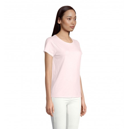 Sol's - Tee-shirt femme jersey col rond ajusté CRUSADER WOMEN - Rose Pâle