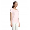 Sol's - Tee-shirt femme jersey col rond ajusté CRUSADER WOMEN - Rose Pâle