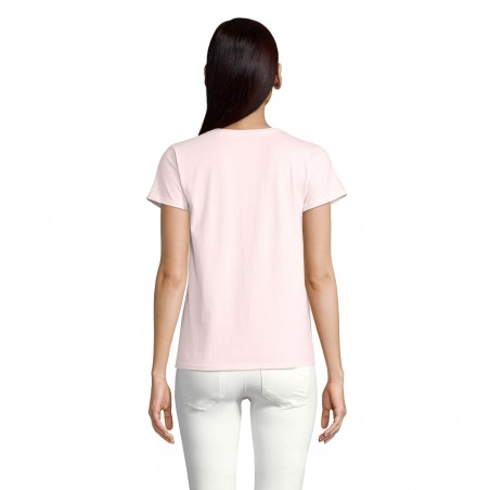 Sol's - Tee-shirt femme jersey col rond ajusté CRUSADER WOMEN - Rose Pâle