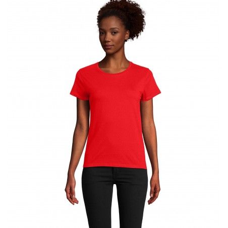 Sol's - Tee-shirt femme jersey col rond ajusté CRUSADER WOMEN - Rouge