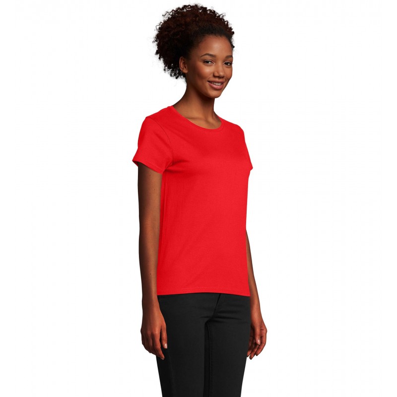 Sol's - Tee-shirt femme jersey col rond ajusté CRUSADER WOMEN - Rouge