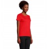 Sol's - Tee-shirt femme jersey col rond ajusté CRUSADER WOMEN - Rouge