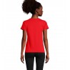 Sol's - Tee-shirt femme jersey col rond ajusté CRUSADER WOMEN - Rouge
