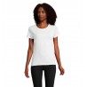 Sol's - Tee-shirt femme jersey col rond ajusté PIONEER WOMEN - Blanc Chiné