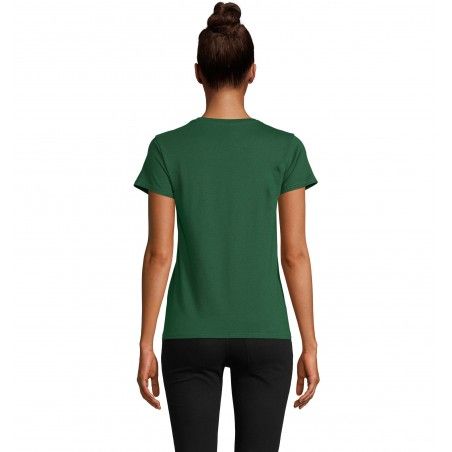 Sol's - Tee-shirt femme jersey col rond ajusté CRUSADER WOMEN - Vert Bouteille