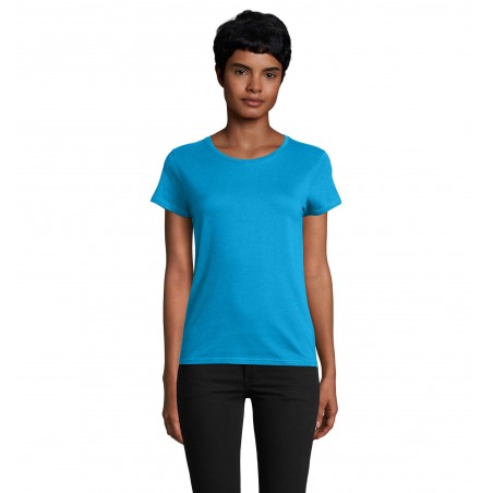 Sol's - Tee-shirt femme jersey col rond ajusté PIONEER WOMEN - Aqua