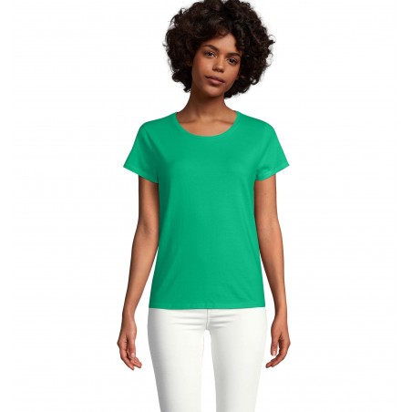 Sol's - Tee-shirt femme jersey col rond ajusté CRUSADER WOMEN - Vert Prairie