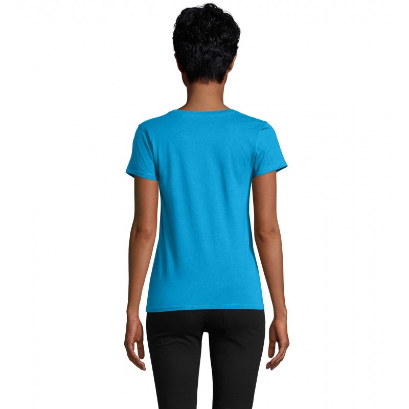 Sol's - Tee-shirt femme jersey col rond ajusté PIONEER WOMEN - Aqua