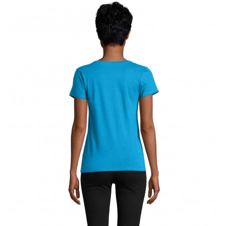 Sol's - Tee-shirt femme jersey col rond ajusté PIONEER WOMEN - Aqua