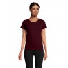 Sol's - Tee-shirt femme jersey col rond ajusté PIONEER WOMEN - Bordeaux