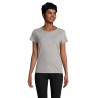 Sol's - Tee-shirt femme jersey col rond ajusté PIONEER WOMEN - Gris Chiné