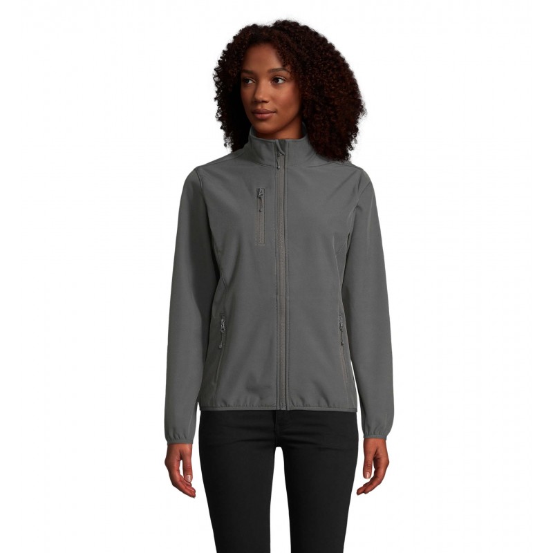 Sol's - Veste femme zippée softshell FALCON WOMEN - Anthracite