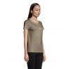 Sol's - Tee-shirt femme jersey col rond ajusté PIONEER WOMEN - Kaki