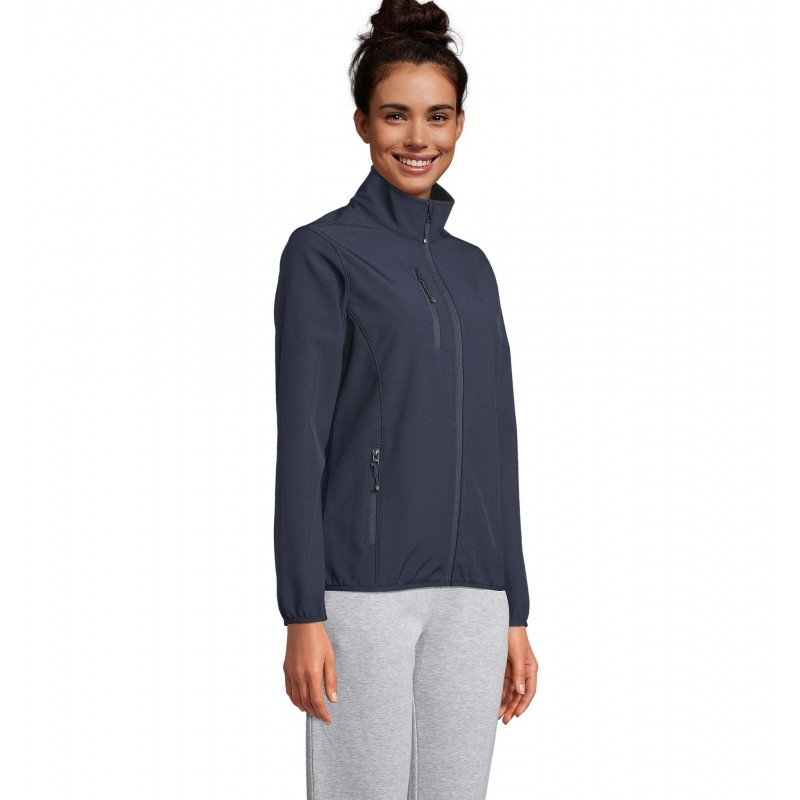 Sol's - Veste femme zippée softshell FALCON WOMEN - Bleu Abysse