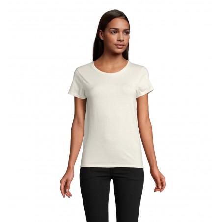 Sol's - Tee-shirt femme jersey col rond ajusté PIONEER WOMEN - Naturel