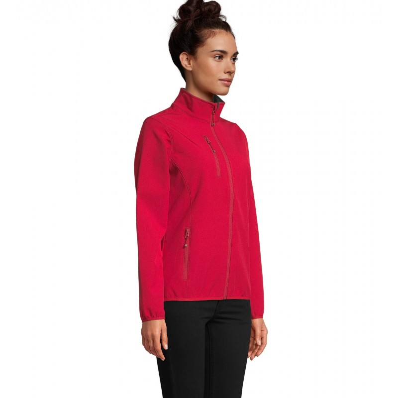 Sol's - Veste femme zippée softshell FALCON WOMEN - Rouge Piment