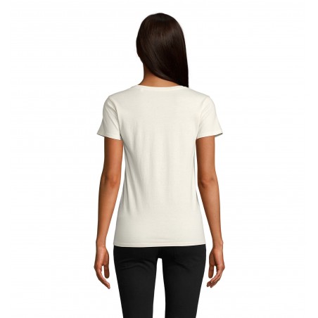 Sol's - Tee-shirt femme jersey col rond ajusté PIONEER WOMEN - Naturel