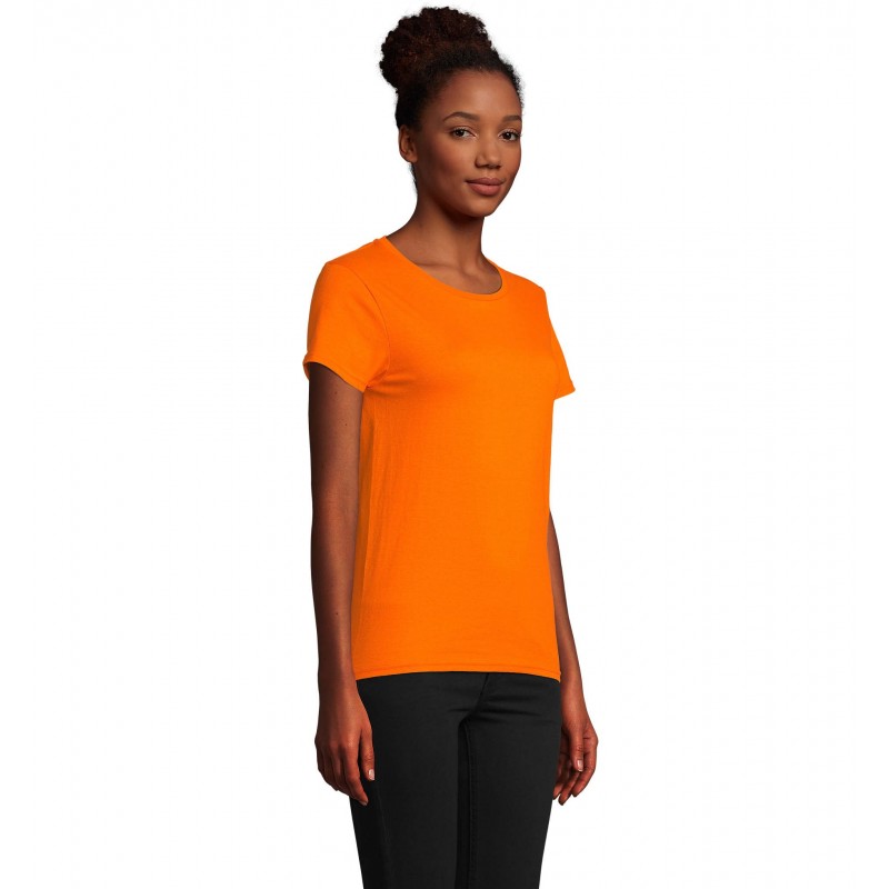 Sol's - Tee-shirt femme jersey col rond ajusté PIONEER WOMEN - Orange