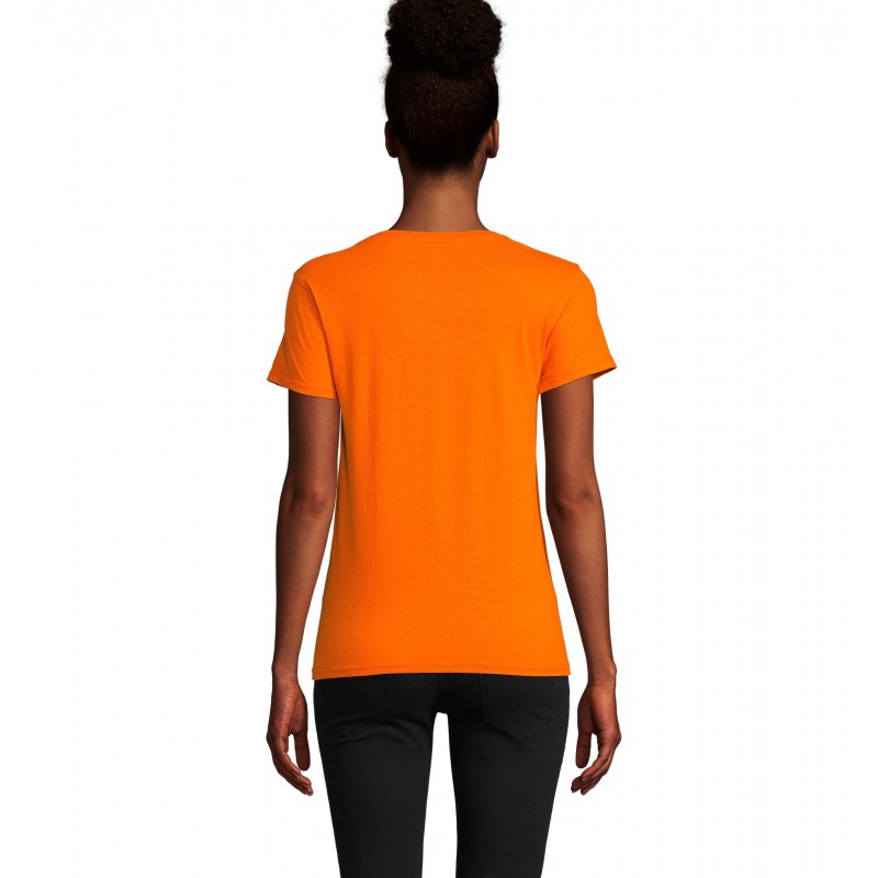 Sol's - Tee-shirt femme jersey col rond ajusté PIONEER WOMEN - Orange