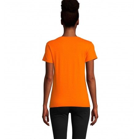 Sol's - Tee-shirt femme jersey col rond ajusté PIONEER WOMEN - Orange