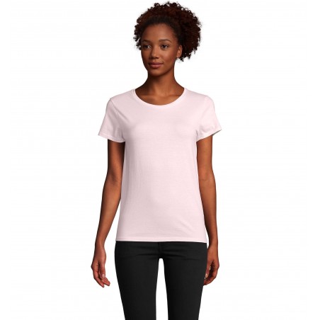 Sol's - Tee-shirt femme jersey col rond ajusté PIONEER WOMEN - Rose Pâle
